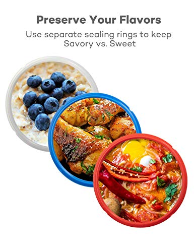 SiCheer Sealing Ring Silicone Gasket Accessories Compatible with Ninja Foodi 6.5 Quart and 8 Quart Rubber Sealer Replacement for Pressure Cooker and Air Fryer, Pack of 3, Sealing Ring-Ninja Foodi - Image 2