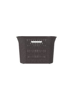 Cosmoplast 50L Cedarattan Laundry Basket (Dark Brown)  - Image 5