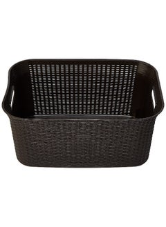 Cosmoplast 50L Cedarattan Laundry Basket (Dark Brown)  - Image 2