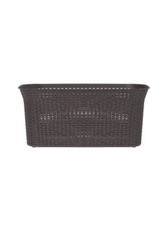 Cosmoplast 50L Cedarattan Laundry Basket (Dark Brown)  - Image 4