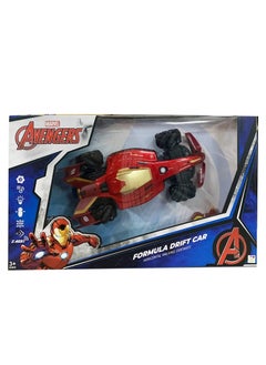 Generic Marvel Iron Man Formula Drift Car with Remote Control - MM5588-101-03  - Image 1