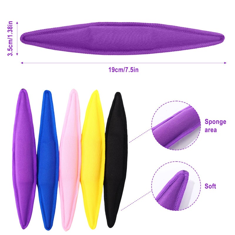 Bememo 40 Pieces Soft Curlers Hair Rollers Overnight Heatless Pillow Rollers for Hair Satin Sponge Curlers to Sleep in No Heat for Long Short Styling Tools(Solid Color) - Image 2