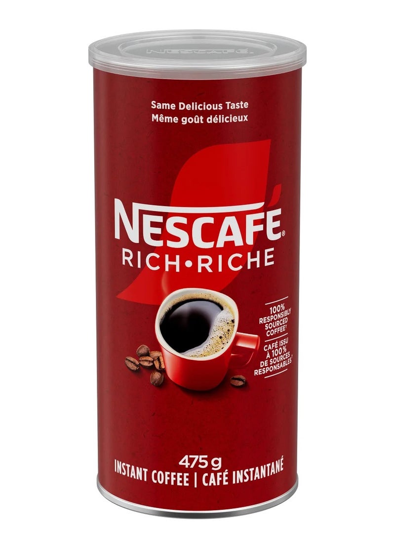 Nescafé Red Mug Smooth And Rich Flavour | Instant Coffee 475 g | For Espresso, Cappuccino, Iced Coffee And More