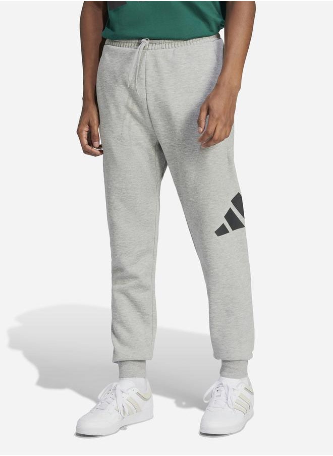 Adidas Essentials Printed Logo Cuffed Fleece Pants  - Image 1
