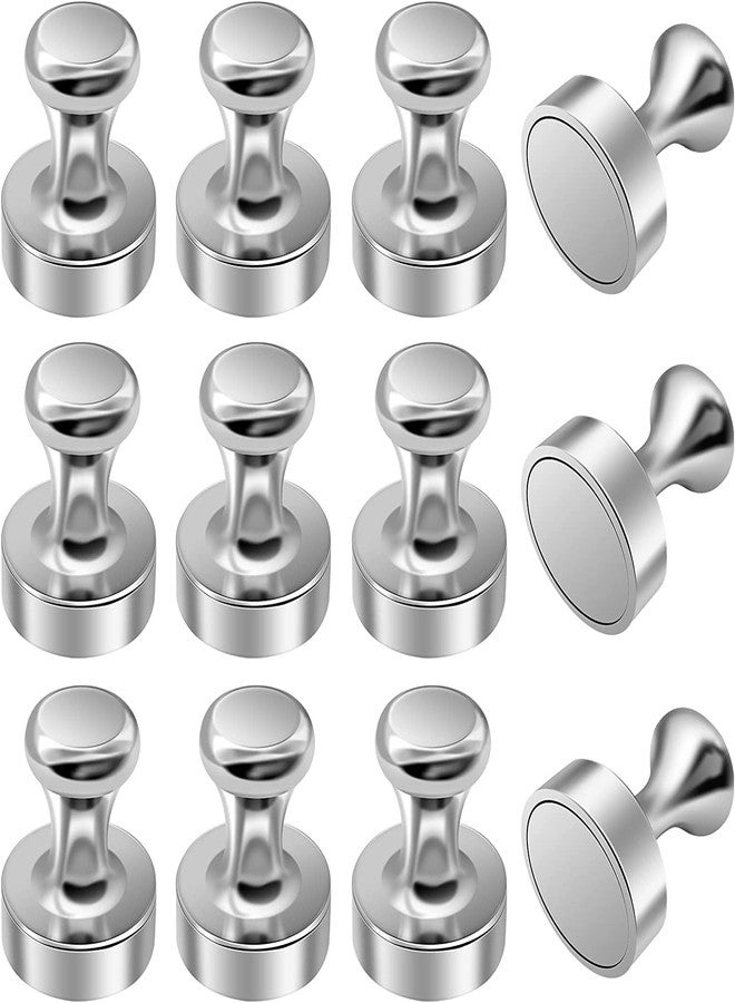 VIII Tech Fridge Magnetic Push Pins, Push Pins Magnets for Whiteboard, Neodymium Magnet Pins, Magnetic Thumb Tacks, Whiteboard Magnets, Strong Magnets,Office Magnets (2) - Image 1