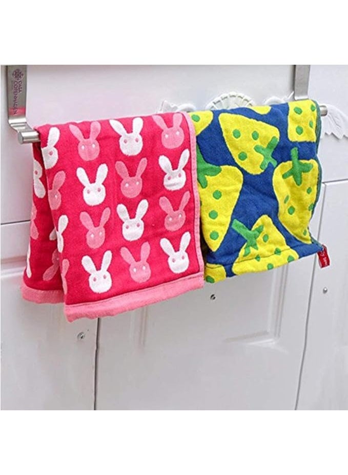 حامل مناشف من الفولاذ المقاوم للصدأ (فضي) - Image 2