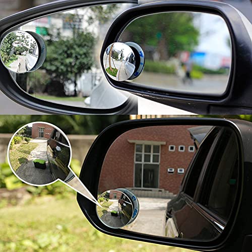 AMENDAS Blind Spot Mirror For Car,Bike Rear View Mirror For Car Side Mirror 360� Degree Rotation Mirror - Image 4