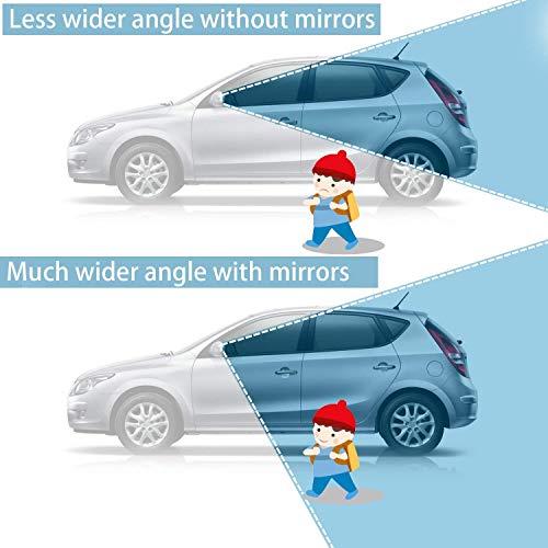 AMENDAS Blind Spot Mirror For Car,Bike Rear View Mirror For Car Side Mirror 360� Degree Rotation Mirror - Image 5