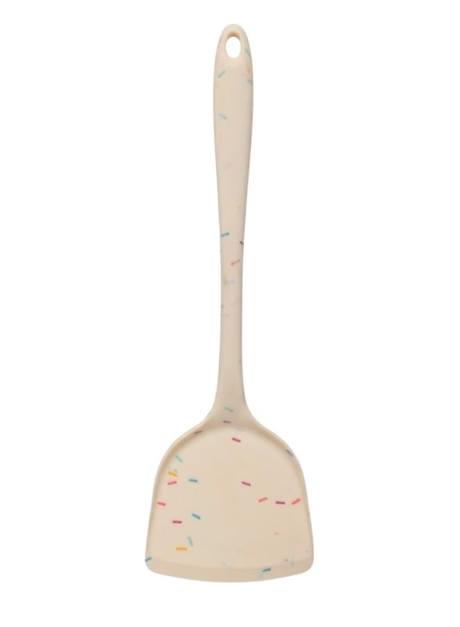 King High Heat Resistant Silicone Cooking Spatula up to 600°F – Food Grade, BPA-Free, Non-Stick Turner with Comfortable Handle and Hanging Hole, Ideal for All Cookware. - Image 2