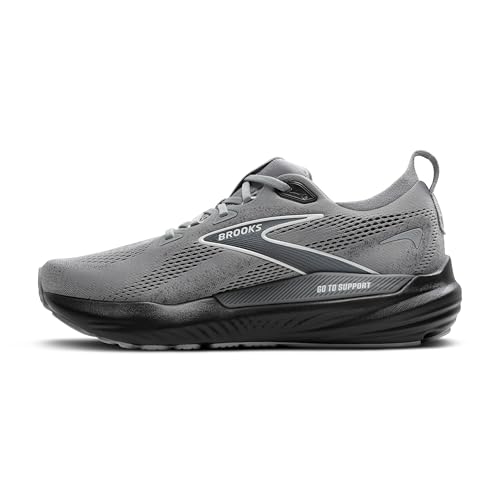 Brooks Men’s Glycerin GTS 22 Supportive Running Shoe - Primer Gray/Ebony/Bluewash - 13 X-Wide - Image 5