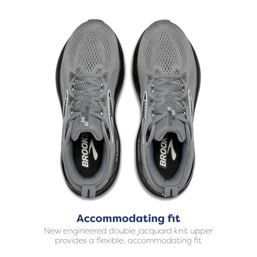 Brooks Men’s Glycerin GTS 22 Supportive Running Shoe - Primer Gray/Ebony/Bluewash - 13 X-Wide - Image 4