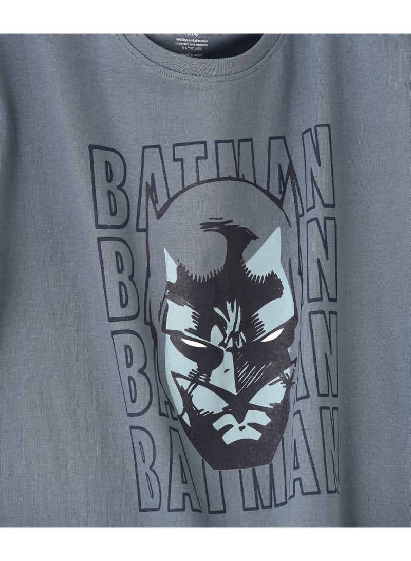 وارنر بروس. تيشيرت أولاد بياقة دائرية وطبعة باتمان جرافيك - Image 2