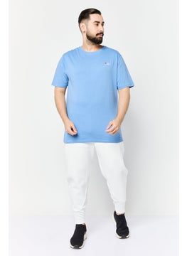 RBX Men Sportswear Fit Short Sleeve Outdoor T-Shirt, Blue  - Image 2