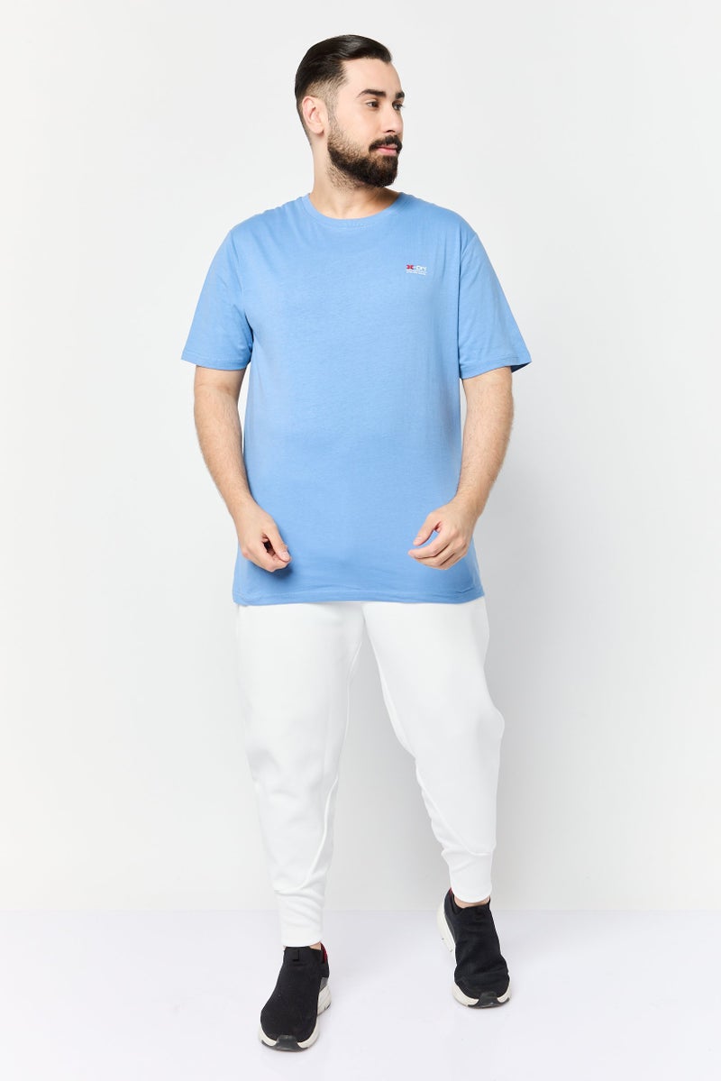 RBX تي شيرت رياضي للرجال بأكمام قصيرة مناسب في الهواء الطلق، أزرق - Image 2