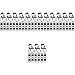 NUOBESTY Miniature Folding Chairs Set 60Pcs Dollhouse Furniture Model Small Folding Chair Toys for DIY Mini House Decor and Craft Room Organization - Image 2