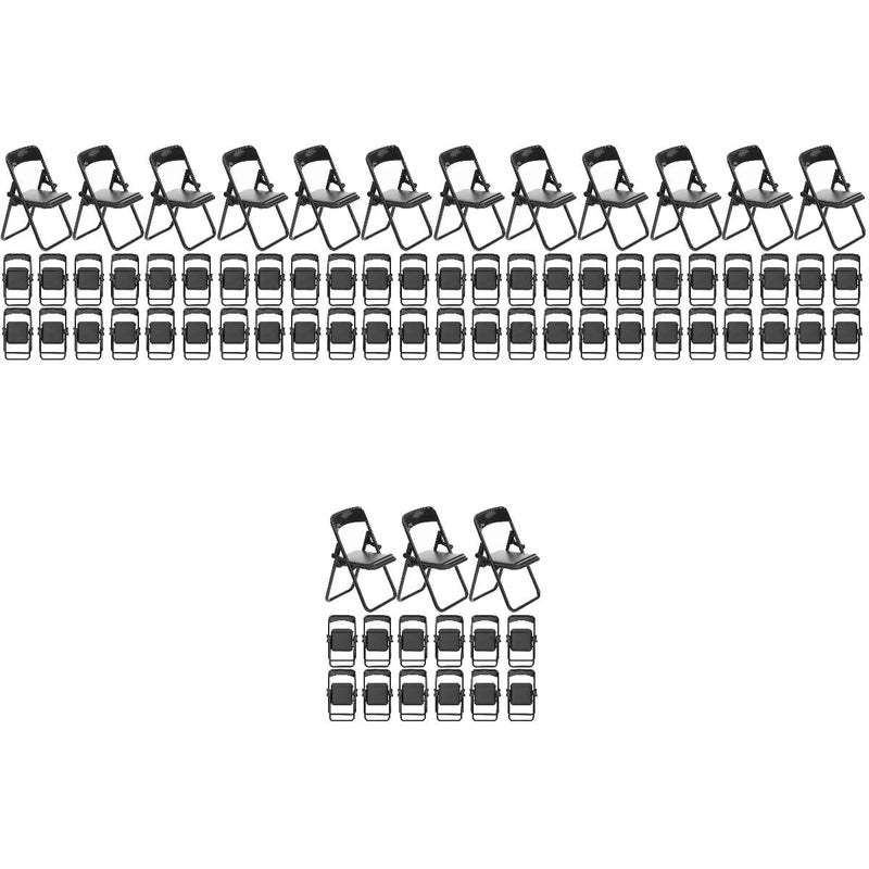 NUOBESTY Miniature Folding Chairs Set 60Pcs Dollhouse Furniture Model Small Folding Chair Toys for DIY Mini House Decor and Craft Room Organization - Image 3