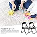 NUOBESTY Miniature Folding Chairs Set 60Pcs Dollhouse Furniture Model Small Folding Chair Toys for DIY Mini House Decor and Craft Room Organization - Image 4
