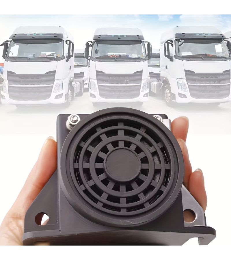 Black 12V 24V Reversing Alarm 110 Decibel Buzzer For Cars Trucks Heavy Machinery - Image 5