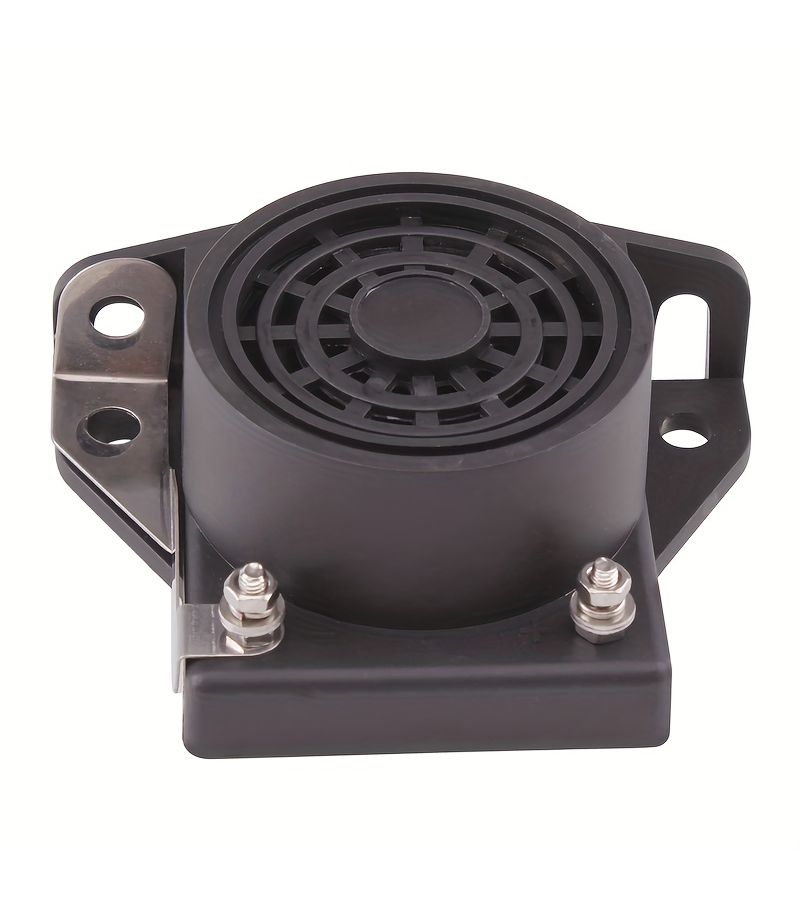 Black 12V 24V Reversing Alarm 110 Decibel Buzzer For Cars Trucks Heavy Machinery - Image 3