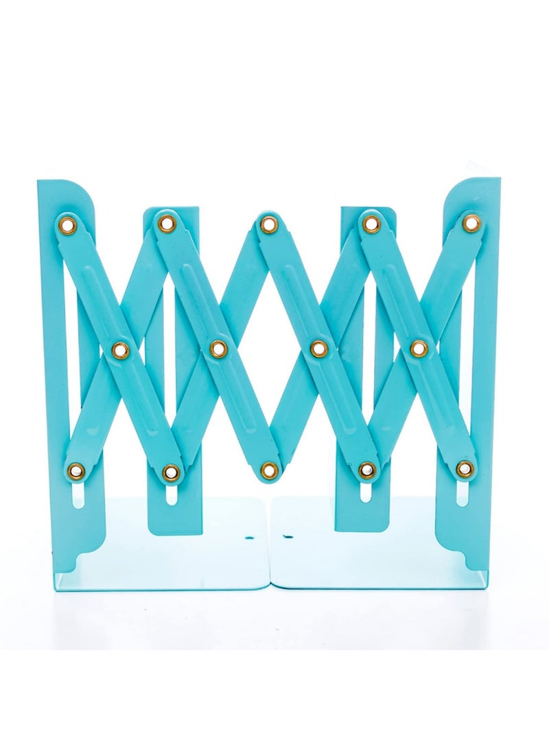 1pcs Telescopic Book Stand Folding Book Stand Metal Unicorn Cartoon Look Bookshelf Reading Frame effectual Sturdy and Nonslip for Books/Movies/CDs/Video Games - Image 5