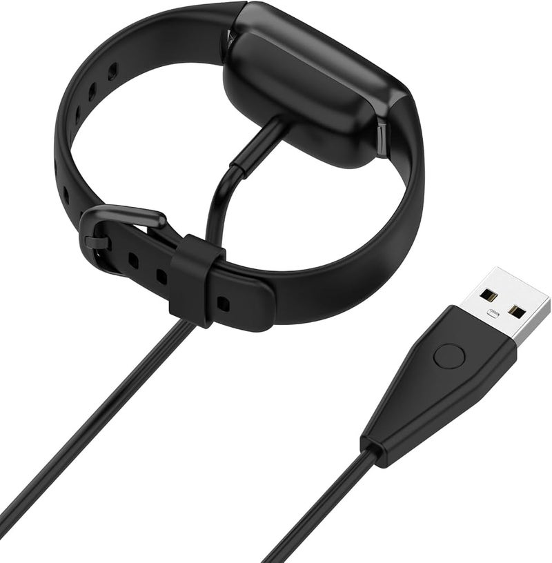 Disscool Replacement Charging Dock Cable Cord Compatible with Fitbit Chrage 6/Chrage 5/Luxe, Disscool USB Cable Charger Stand Smart Watch Accessories(1m/3.3ft) - Image 4