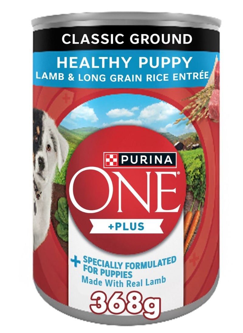 Purina ONE - One Plus Classic Ground Lamb & Long Grain Rice Entree Wet Puppy Food 368g - Image 1