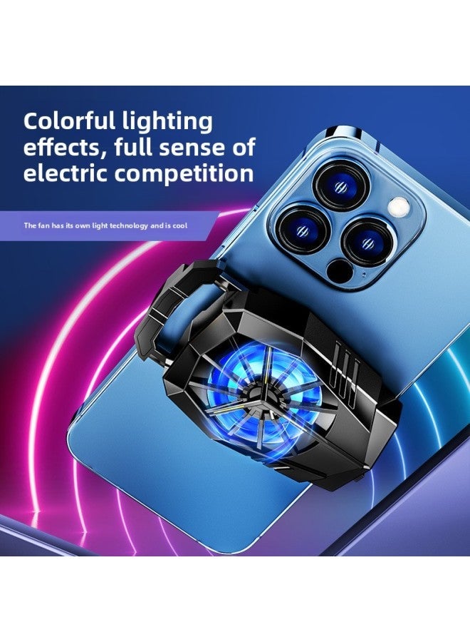 X17 Semicondutor Phone Cooler Fan-Cooled Back Clip Silent Cooling Durable ABS Material For Gaming Lightweight At 50g-Color:X17 Black - Image 3