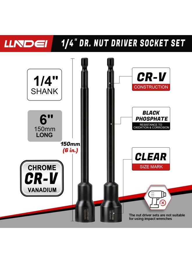 LLNDEI 16V Compact Brushless Power Drill Set, 108 PCS 140N. m, 1/4" Drive Socket Set & Nut Driver Set, including 2.0Ah Battery, Charger and 1/4-inch Keyless Chuck - Image 5