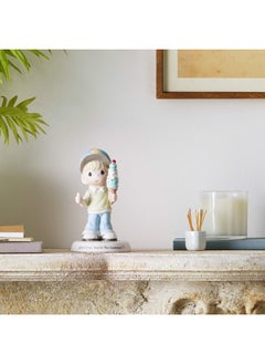 Precious Moments 193017 Grandma You'Re The Sweetest Boy With Ice Cream Cone Bisque Porcelain Figurine, One Size, Multicolor  - Image 2