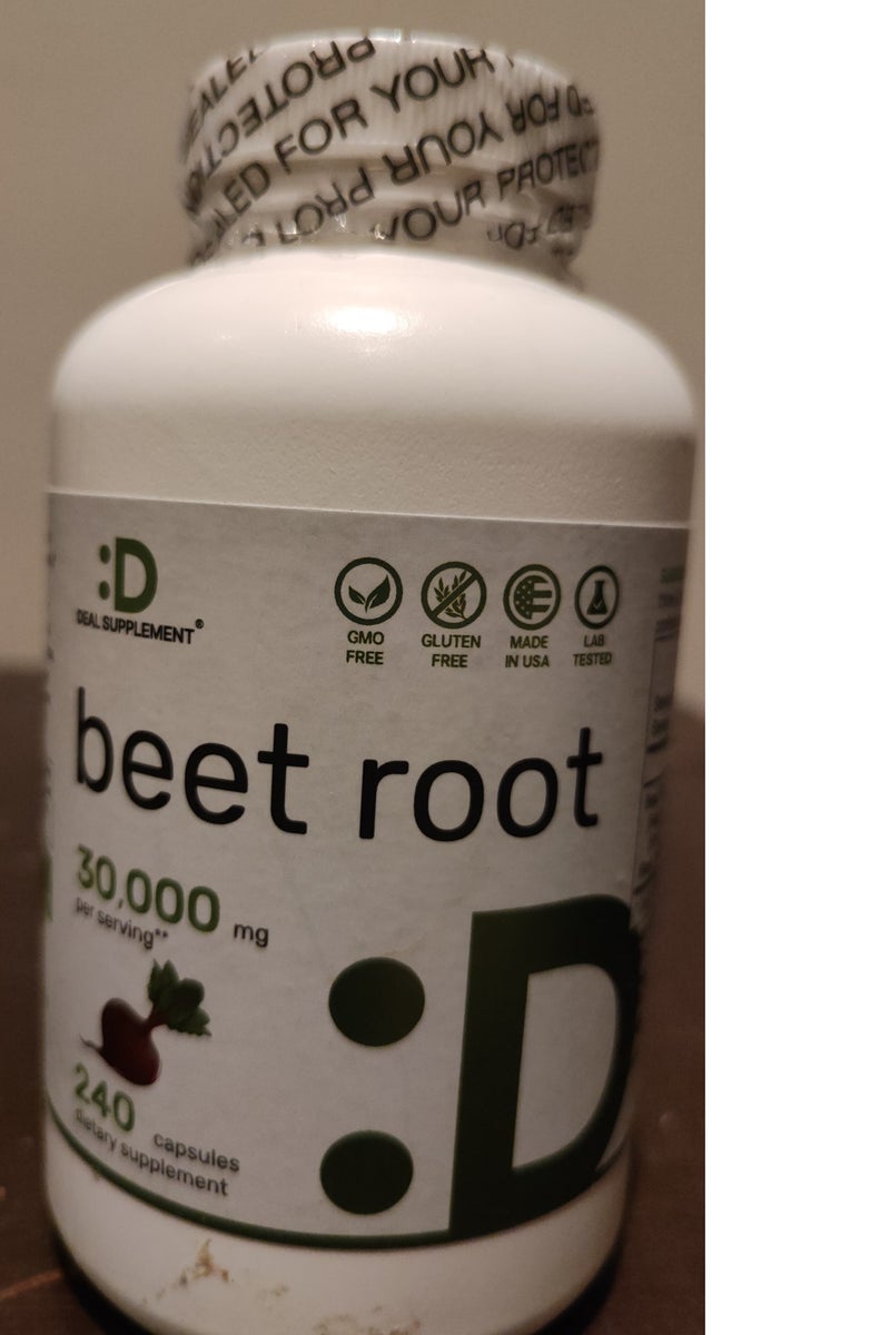 DEAL SUPPLEMENT Beet Root Capsules 30000mg Per Serving, 240 CAPS 80 Servings - Image 1