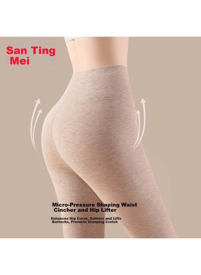 Gracewell 0 Polyester 10a Antibacterial Thermal Underwear Women Cashmere Silk Heating Fleece Autumn Winter Set - Image 2