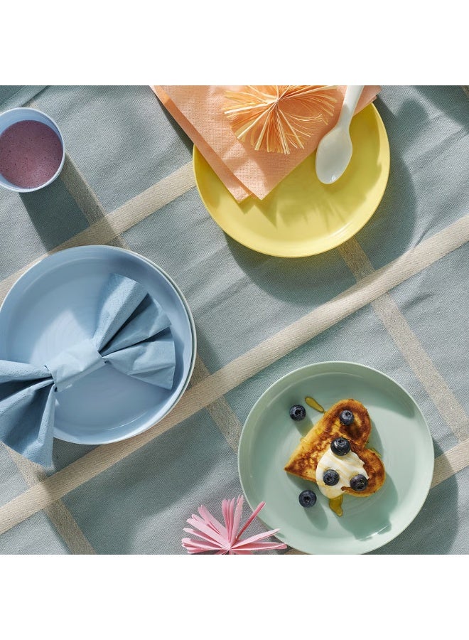 IKEA (IKEA) أطباق KALAS من ايكيا للأطفال – عبوة 6 أطباق ملونة – أطباق بلاستيك آمنة وخفيفة للأطفال والرضع، قطر 19 سم – مقاومة للخدوش والصدمات، آمنة للغسالة، قابلة للتكديس - Image 2