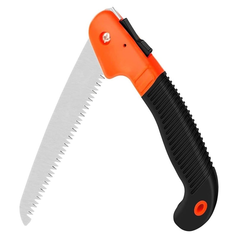 Veltrix Pruning Gardening Saw | Sharp Blade Hand Saw for Tree, Branch & Wood Cutting | Lightweight, Durable Tool for Camping & Outdoor Use (Folding Pruning Saw 8 inch) - Image 1
