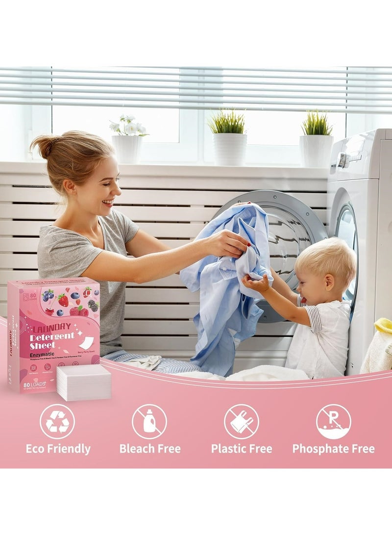 CMGTYYD. أقراص غسيل برائحة الشمبانيا، حتى 80 غسلة (40 ورقة) أقراص صابون غسيل صديقة للبيئة - أقراص غسيل خالية من السوائل، صديقة للسفر، خالية من البلاستيك ولا تسبب الحساسية، قابلة للتحلل - Image 2