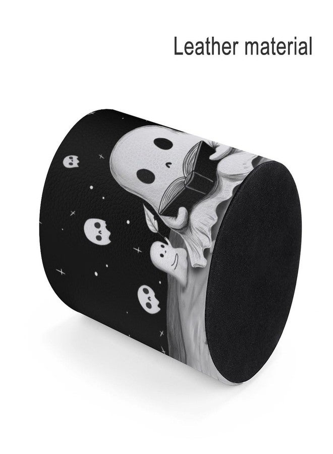 XUWU Cute Ghosts Pen Holder Pencil Organizer Cute Pencil Cup Desk Decor Makeup Brush Holder PU Multifunctional Office Suppliesfor Home Classroom School - Image 3