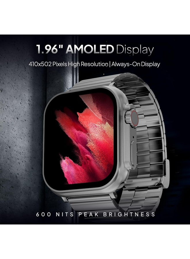 Fire-Boltt Fire-Boltt Gladiator + 1.96” AMOLED Display Luxury Smartwatch, Rotating Crown, 115+ Sports Modes & Bluetooth Calling, AI Voice Assistant, Gaming - Image 4