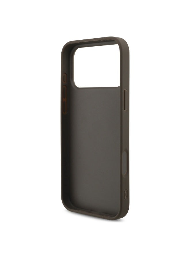 GUESS Guess 4G Strap 4G Classic Logo Case for iPhone 17 Pro Max Brown - Image 4