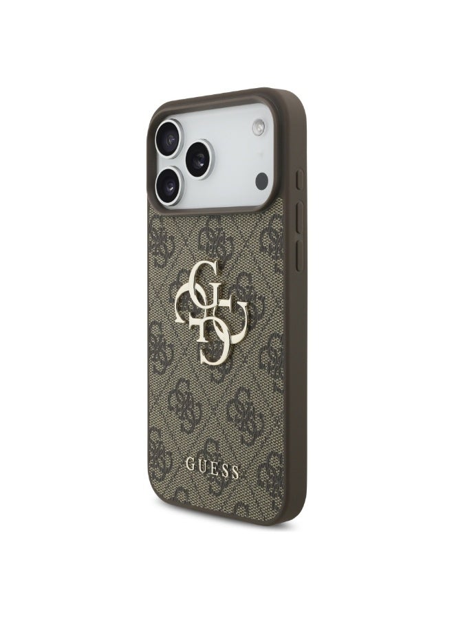 GUESS Guess 4G Strap 4G Classic Logo Case for iPhone 17 Pro Max Brown - Image 3