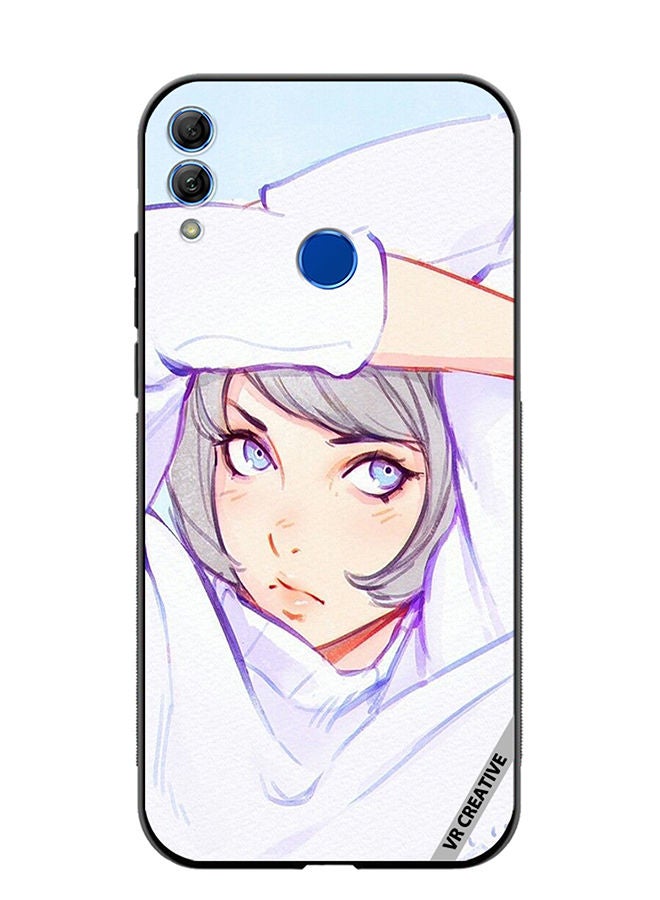 VR CREATIVE Protective Case Cover For Honor 10 Lite Girl Hands Pose Design Multicolour
