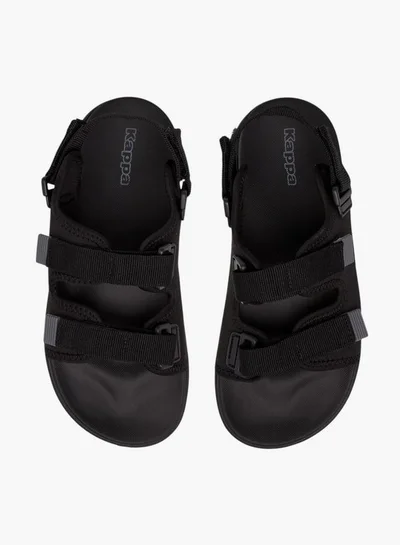Kappa Boys' Textured Sandals with Hook and Loop Closure