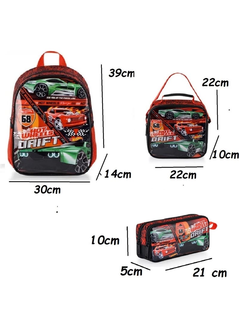 Hot Wheels School Bag Set of 3  - Image 2