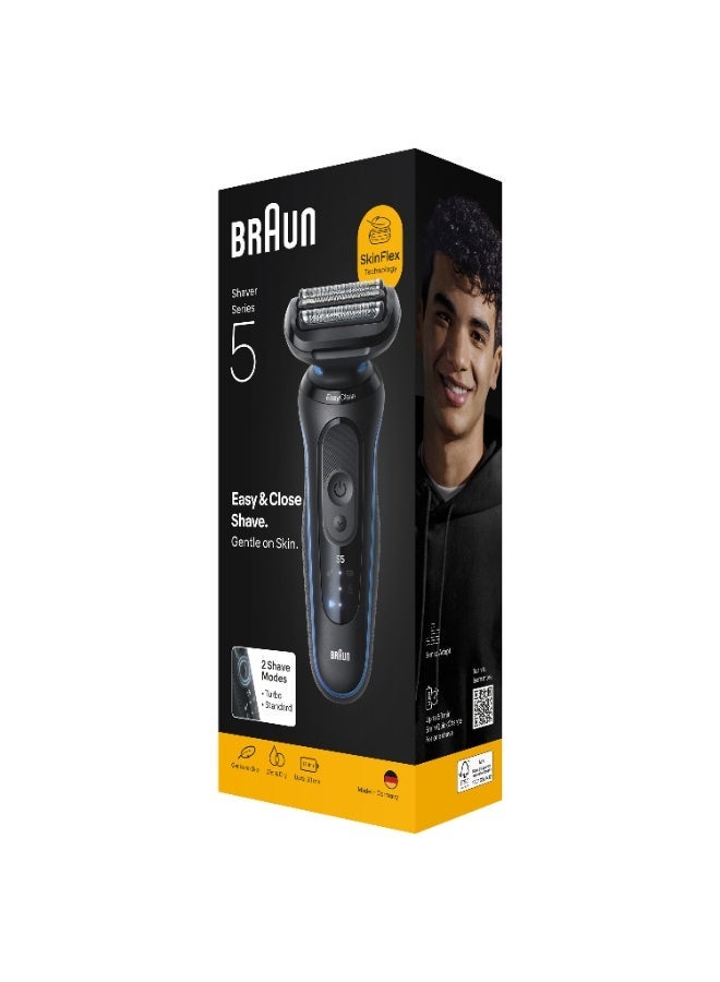 Braun Series 5  SkinFlex Technology, Wet & Dry Electric Shaver - Shaver 52-B1000s - Image 3