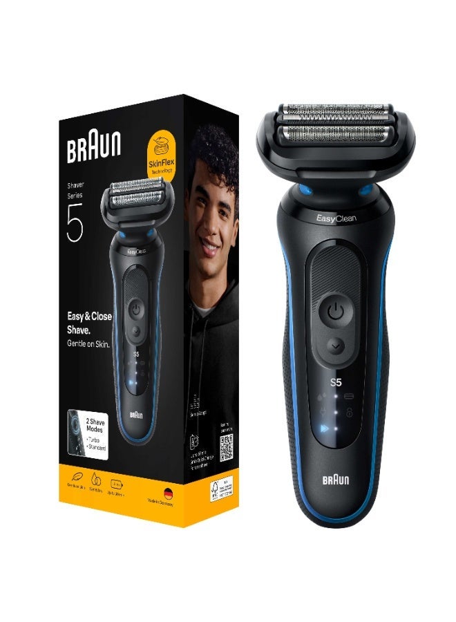 Braun Series 5  SkinFlex Technology, Wet & Dry Electric Shaver - Shaver 52-B1000s - Image 1