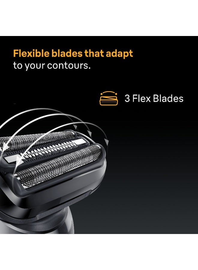 Braun Series 5  SkinFlex Technology, Wet & Dry Electric Shaver - Shaver 52-B1000s - Image 2