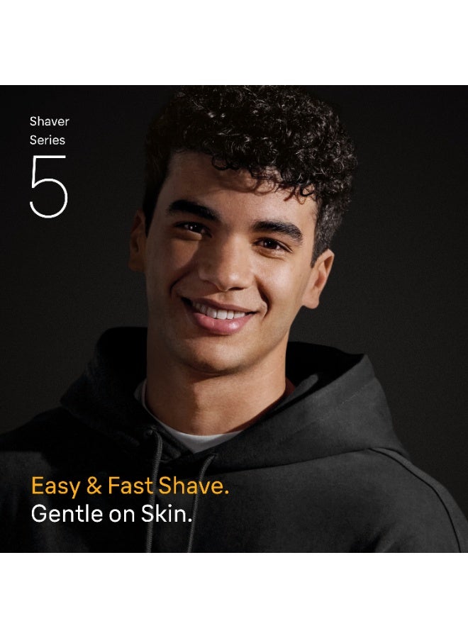 Braun Series 5  SkinFlex Technology, Wet & Dry Electric Shaver - Shaver 52-B1000s - Image 5