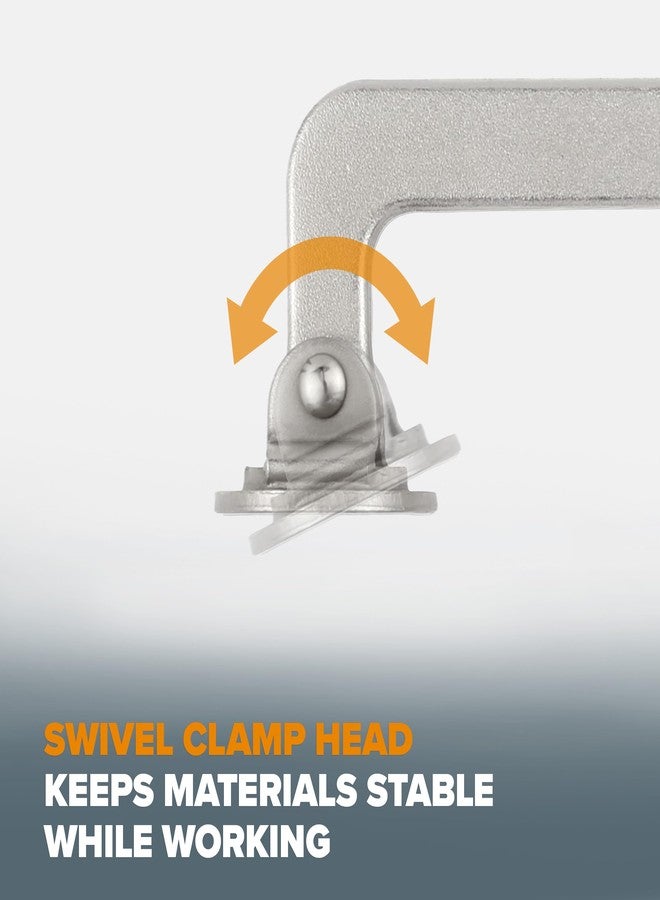 BORA Auto Adjust 3 inch Locking Vise Grip Clamp - Heavy Duty Welding Clamps with Comfortable Grips Perfect C Clamp for Woodworking, Welding, and Metalworking - BR-G060201 - Image 4