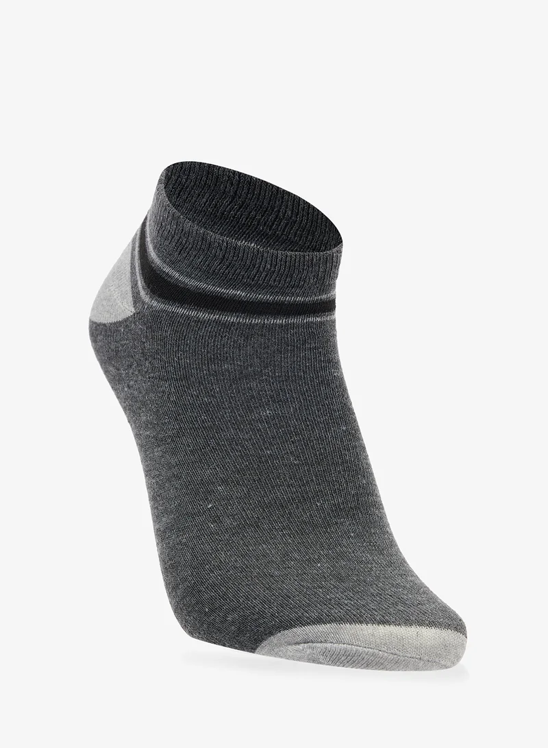 سفنتي فايف بيسيكس Pack Of 3 Ankle Socks