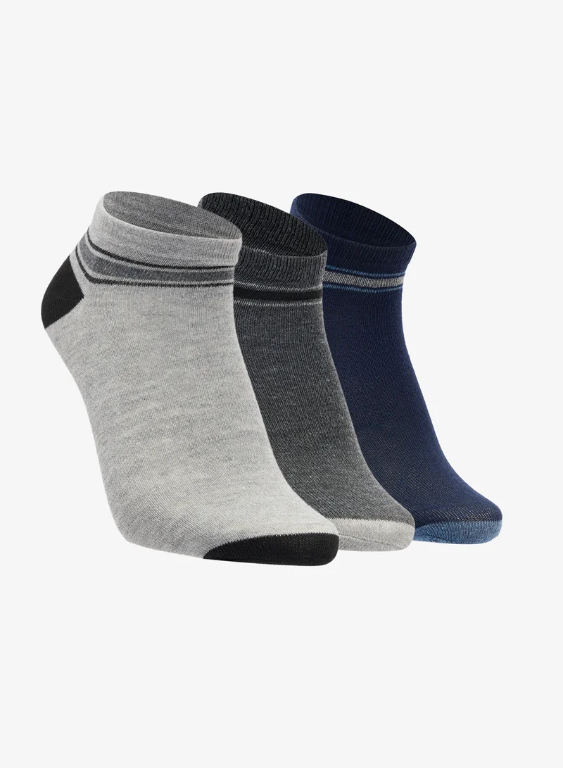 سفنتي فايف بيسيكس Mens Low Ankle Socks