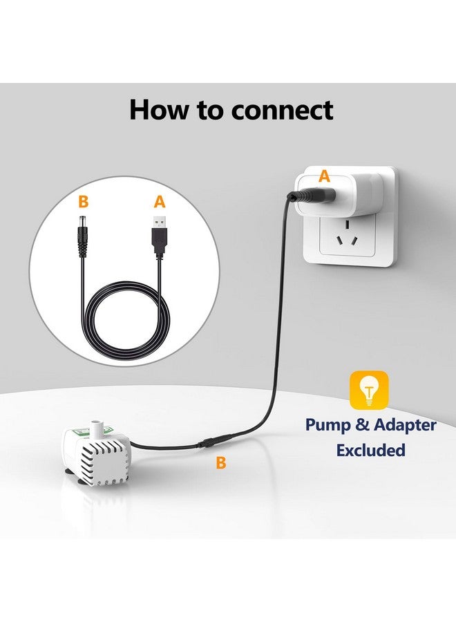 Orsda Cat Water Fountain Parts Power Cord Replacement Only For Orsda All Pet Fountains D30 / D60 / D36 / D66  Not For Other Brands Fountain - Image 3