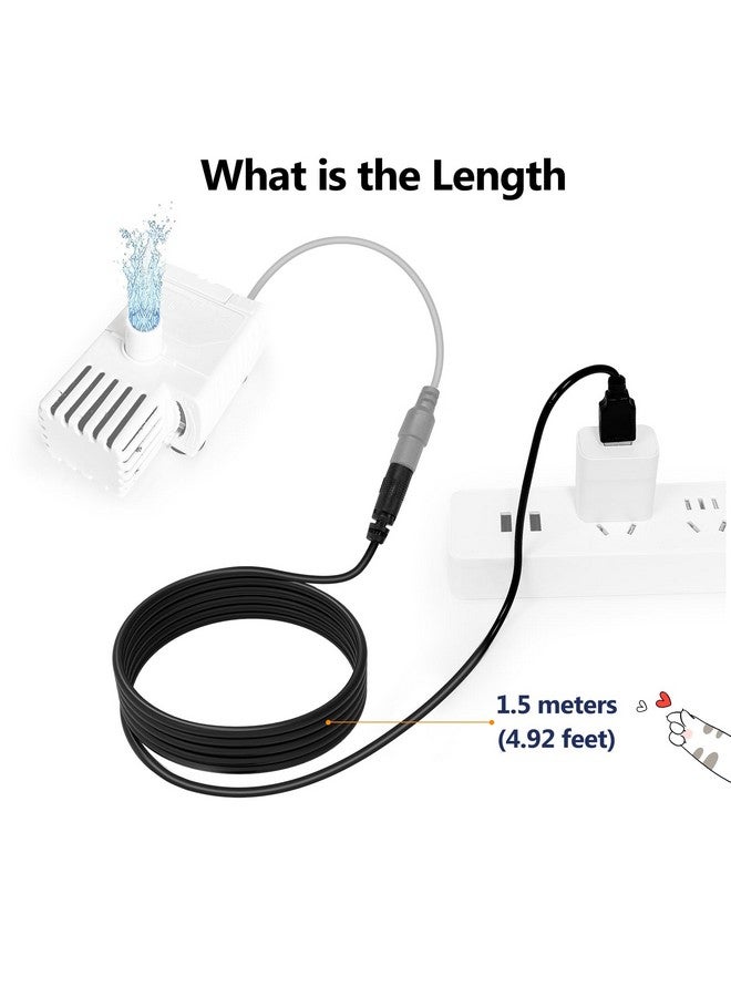 Orsda Cat Water Fountain Parts Power Cord Replacement Only For Orsda All Pet Fountains D30 / D60 / D36 / D66  Not For Other Brands Fountain - Image 4